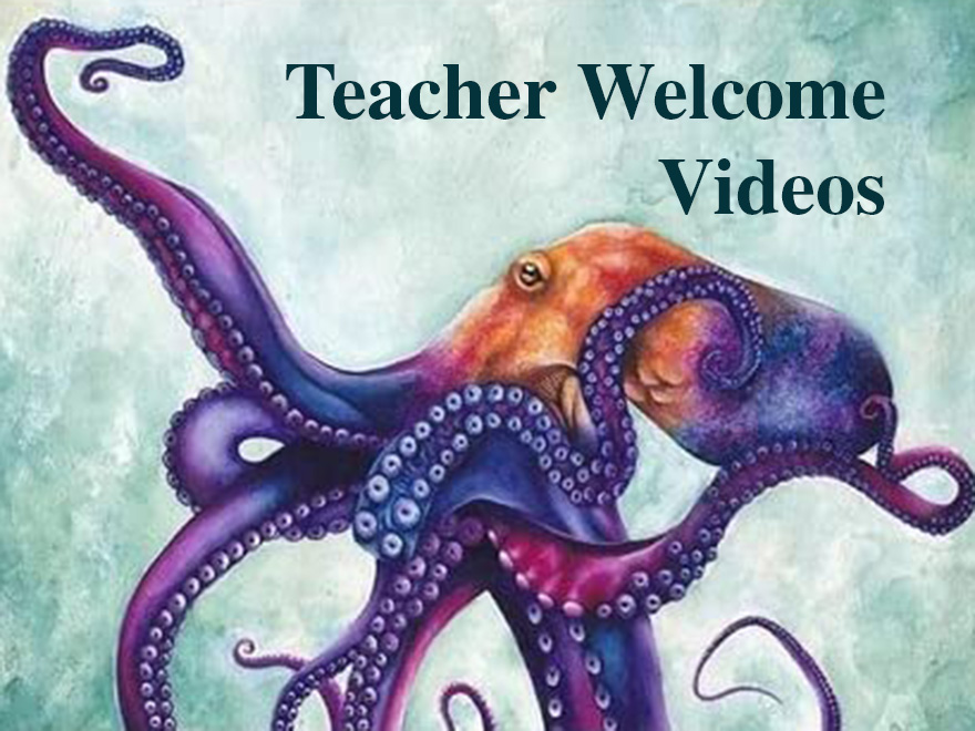 Click here to access teacher welcome videos.