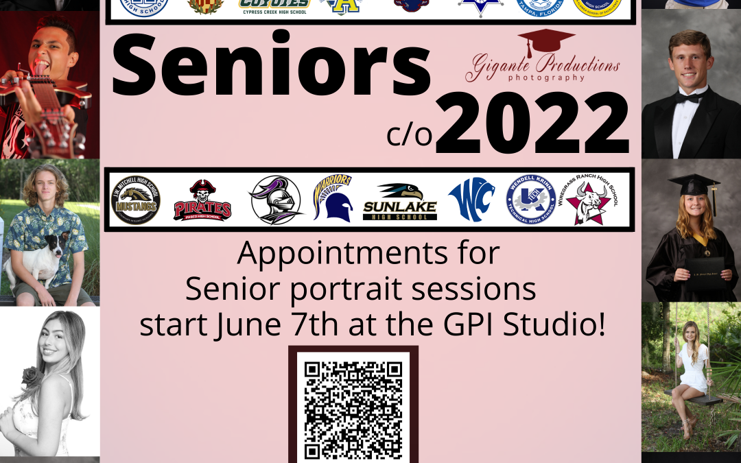 Class of 2022 Senior Portrait Sessions
