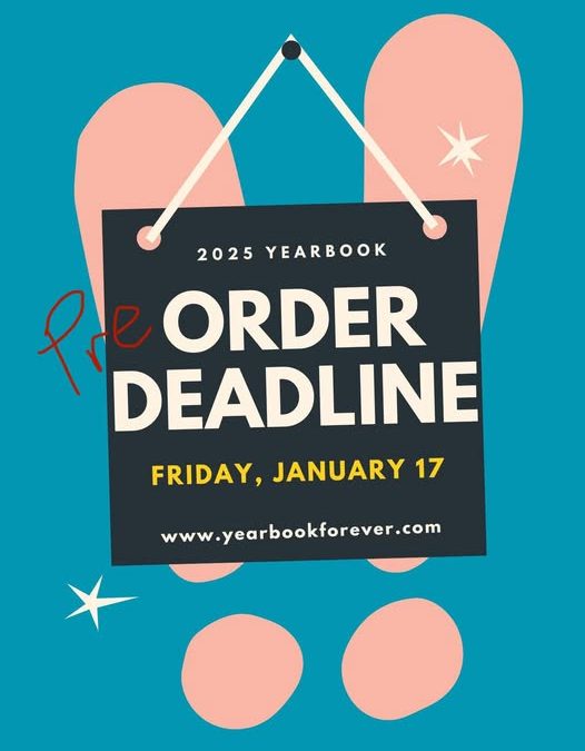 YEARBOOK DEADLINE!